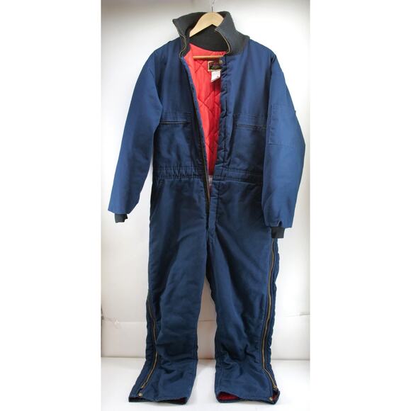 Industrie Clothing Jackets & Blazers - Vintage Indiana Industrial Clothing Blanket Lined Coveralls Workwear Made In USA